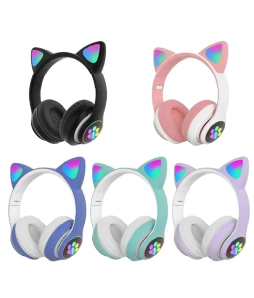Auriculares Bluetooth De Gato